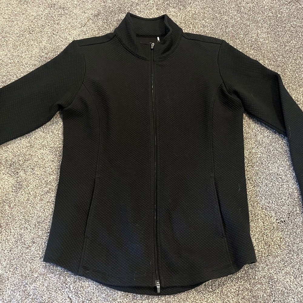 Walter Hagen Women's Clubhouse Full Zip Golf Jacket black size small
